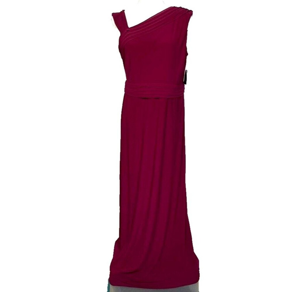 Ellen Tracy Gown Womens 10 Red Wine Sleeveless Long Dress Formal NWT Maxi